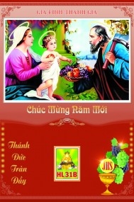 Tranh Lịch Tết Đón Xuân ĐỨC MẸ MARIA